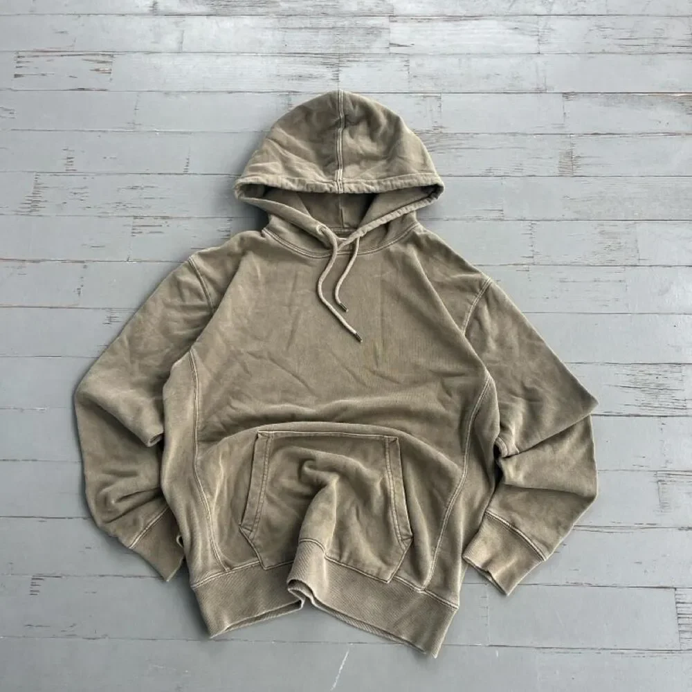 Vintage J. Crew Streetwear Y2K Heavyweight Hoodie Green